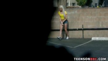 Incredible teens group lesbian fun